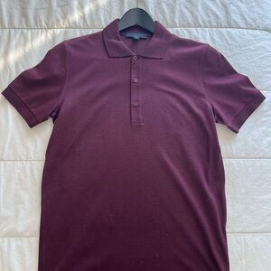 Burberry Deep Burgundy Polo Shirt